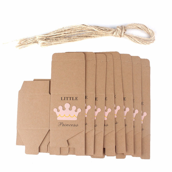 Party Supplies Brown Paper Candy Boxes