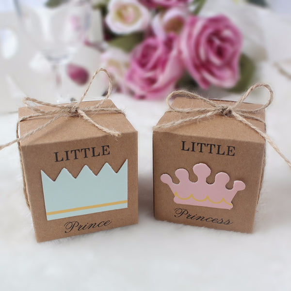 Party Supplies Brown Paper Candy Boxes