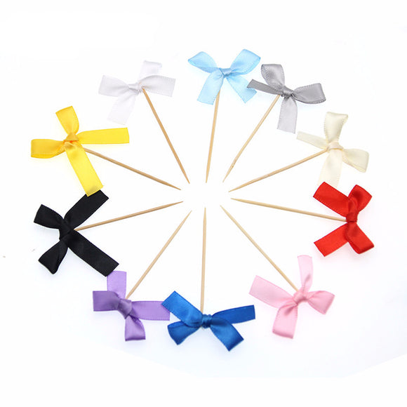 Simple Ribbon Bow Cake Topper Decoration