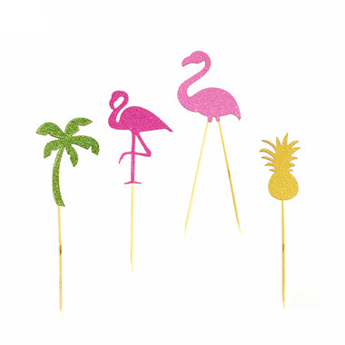 Tropics-Theme Baby Shower Party Cake Toppers