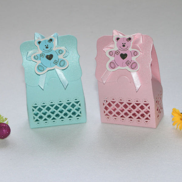 Cute Baby Shower Paper Party Favor Box