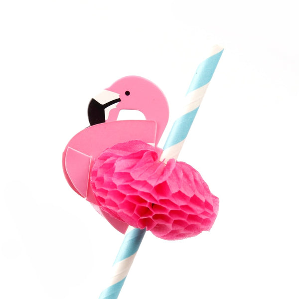 Flamingo Paper Straws