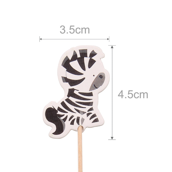 Jungle Safari Animals Cake Toppers