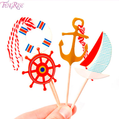 Sailor-Themed Cake Toppers for Baby Showers