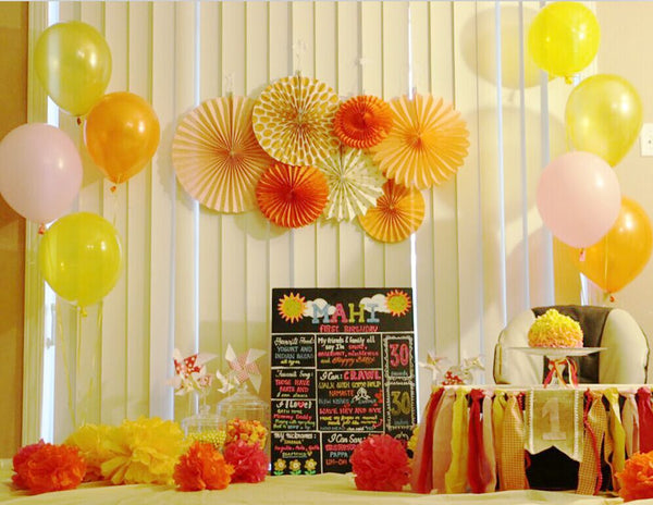Oriental-Style Baby Shower Party Decorations