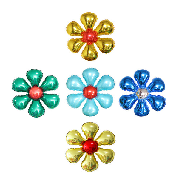 Aluminum Foil Flower Balloons for Party Decors